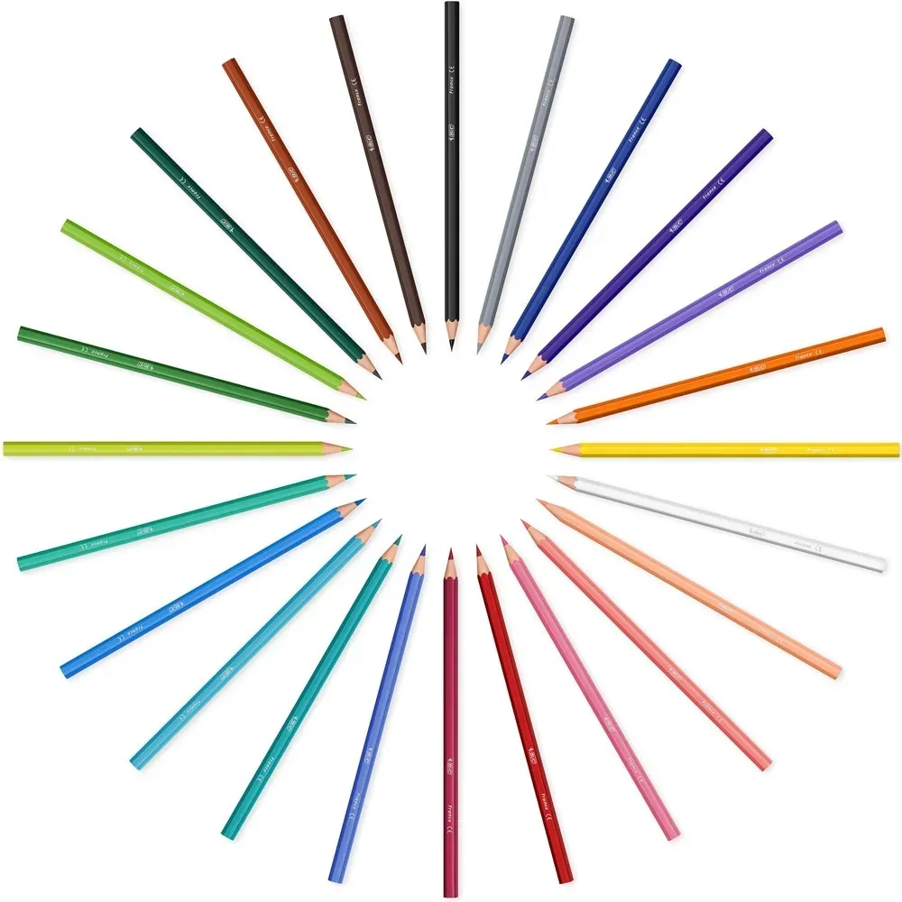 kredki-olowkowe-bic-24-szt-stan-nowy