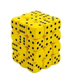 kostki-k6-12mm-matowe-zolte-36-szt