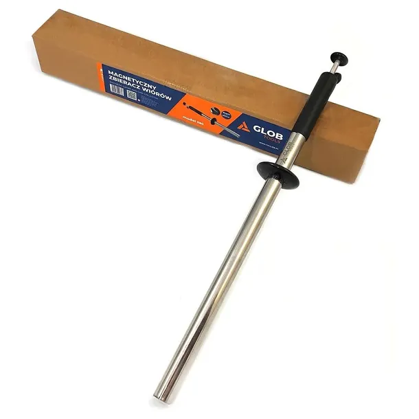 Magnetyczny chwytak zbieracz wiórów opiłków śrub GLOB TOOLS 580mm