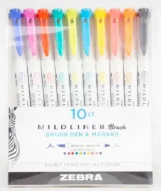 zestaw-10-markerow-mildliner-brush-zebra