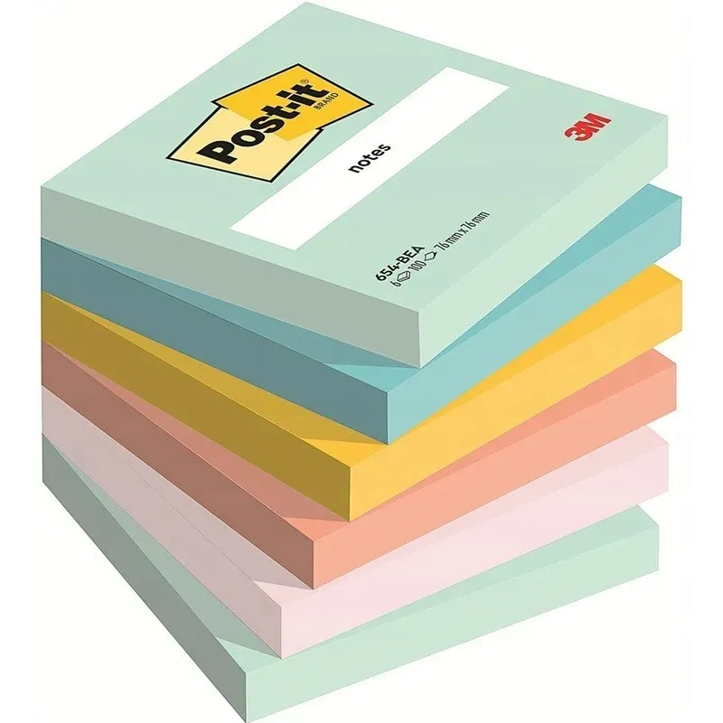 karteczki-post-it-76x76mm-654-bea-6x100-post-it