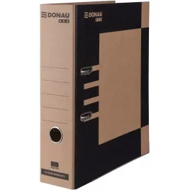 segregator-donau-eco-maxi-fsc-a4-80mm-brazowo-czarny-donau-eco