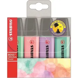 zakreslacze-stabilo-boss-original-4-kolory-pastel-stabilo