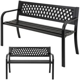 lawka-stalowa-z-plastikowym-oparciem-ogrodowa-parkowa-laweczka-klasyczna