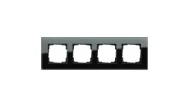 gira-ramka-poczworna-gira-esprit-szklo-c-zarne