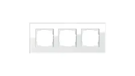 gira-ramka-potrojna-gira-esprit-szklo-biale