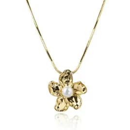 naszyjnik-stal-szlachetna-pozlacana-14k-zlotem-kwiat-perla-nst2183