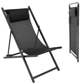 lezak-ogrodowy-skladany-plazowy-z-poduszka-wygodny-turystyczny-regulowany