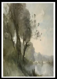 plakat-na-sciane-do-salonu-krajobraz-drzewa-przy-skarpie-neutral-70x50cm