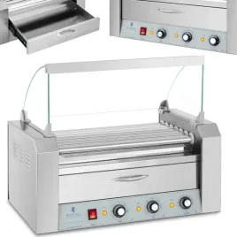 podgrzewacz-grill-rolkowy-do-parowek-hot-dogow-z-szuflada-i-oslona-7-role