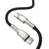 przewod-kabel-usb-c-usb-c-cafule-metal-data-power-delivery-100w-2m-czar-kolor-czarny