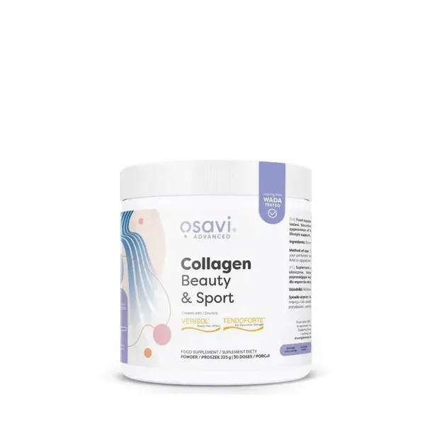 Osavi Collagen Beauty & Sport 225 g Kolagen ŚCIĘGNA Więzadła SKÓRA Włosy