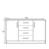 duza-komoda-meblar-smart-nowoczesna-140-cm-2-drzwi-4-szuflady-dab-artisan-stan-nowy