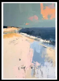 plakat-na-sciane-do-salonu-malowany-brzeg-plazy-morze-70x50cm
