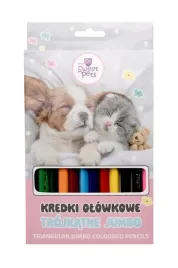 kredki-trojkatne-jumbo-the-sweet-pets-12-kolorow