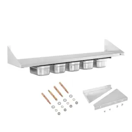 polka-scienna-wiszaca-na-konsolach-nierdzewna-z-pojemnikami-gn1-4-royal-cat
