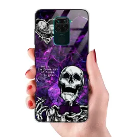 etui-do-xiaomi-redmi-note-9-glass-pancerne-czaszki-i-szkielety-mix-wzorow