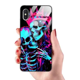 etui-do-xiaomi-redmi-s2-glass-mocne-mroczne-czaszki-i-szkielety-mix-wzorow