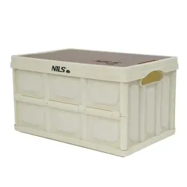 ncb4007-skladana-skrzynia-kempingowa-biala-z-funkcja-stolu-2w1-15l-nils-cam