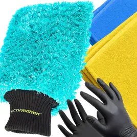 rekawica-do-mycia-auta-lakieru-2x-mikrofibra-30x30cm-rekawiczki-nitrylowe