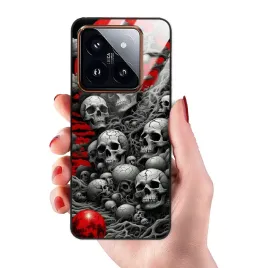 etui-do-xiaomi-14-pro-glass-pancerne-mroczne-czaszki-i-szkielety-mix-wzorow