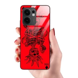 etui-do-oppo-reno-13f-5g-glass-mocne-mroczne-czaszki-i-szkielety-mix-wzorow