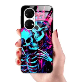 etui-do-huawei-p50-glass-pancerne-mroczne-czaszki-i-szkielety-wiele-wzorow