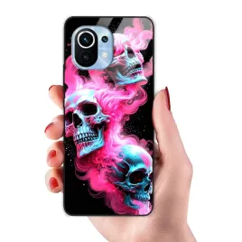 etui-do-xiaomi-mi-11-glass-pancerne-mroczne-czaszki-i-szkielety-mix-wzorow