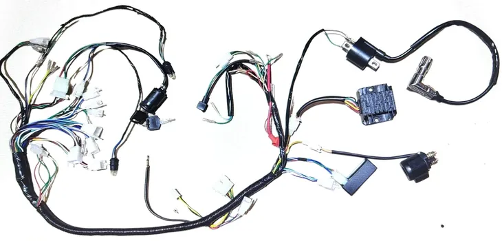 BASHAN ATV 200 250 - INSTALACJA ELEKTRYCZNA KPL homologacja