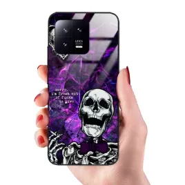 etui-do-xiaomi-13-pro-glass-pancerne-mroczne-czaszki-i-szkielety-mix-wzorow