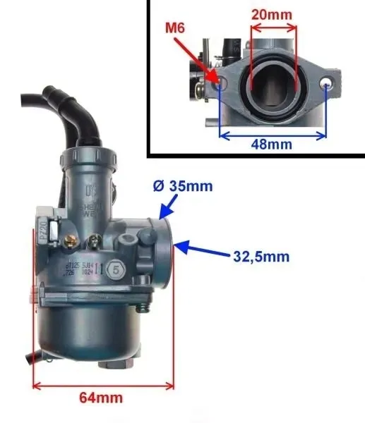 gaznik-silnik-154fmi-motorower-stan-nowy