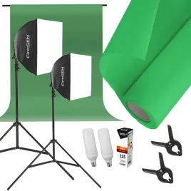 zestaw-tlo-green-screen-stelaz-zaciski-2x-lampa-softbox-60x60cm-125w