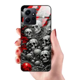 etui-do-xiaomi-redmi-note-12-4g-glass-mocne-czaszki-i-szkielety-mix-wzorow