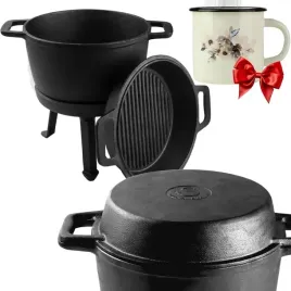 kociolek-zeliwny-garnek-mysliwski-na-ognisko-3w1-stojacy-10l-patelnia