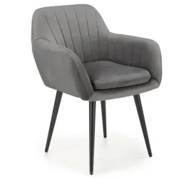 krzeslo-k429-halmar-popiel-szare-muszelka-metalowe-elegancja