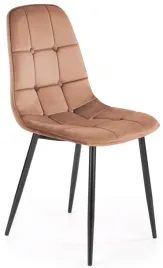 krzeslo-pikowane-k417-velvet-bezowe-czarne-halmar