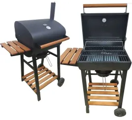 grill-weglowy-beczka-z-pokrywa-popielnik-ogrodowy-duzy-ruszt-zeliwny-komin