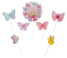 topper-toper-na-tort-toppery-motylki-motyle-kolorowe-7-szt-happy-birthday