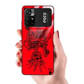 etui-do-xiaomi-poco-m4-pro-5g-glass-pancerne-czaszki-i-szkielety-mix-wzorow