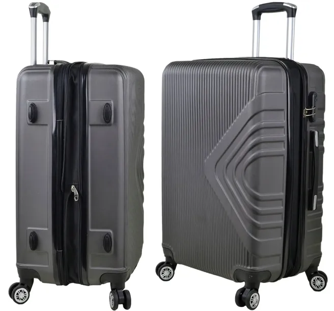 Duża walizka XL z poszerzeniem firmy SunBag model APUS 8082 EXP 115 litrów