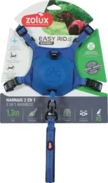 szelki-regulowane-dla-malego-psa-xs-zolux-automatyczna-smycz-niebieskie-dog