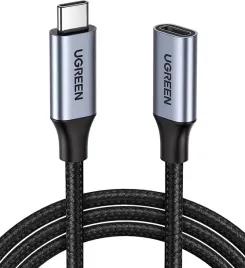 przedluzajacy-kabel-przedluzacz-usb-c-3-1-gen2-4k-100w-5a-1m-czarny-ugreen