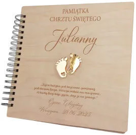album-z-okazji-chrztu-swietego-grawer-prezent-personalizowany-zlote-stopki