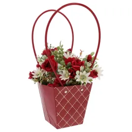 torebka-prezentowa-papierowa-na-kwiaty-ozdobna-oslonka-ciemnoczerwona-33-cm