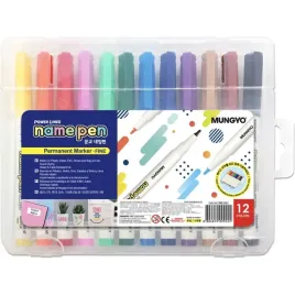 marker-permanentny-mini-12-kolorow-tt8121-mungyo-mungyo