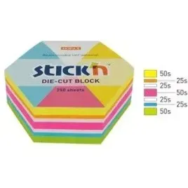 notes-szesciokat-61x70mm-mix-5-kol-neon-bialy-250kart-21827-stickn