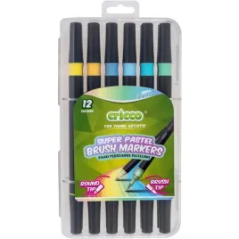 pisaki-pastelowe-pedzelkowe-dwustronne-12-kolorow-cricco-cr385k12p-cricco