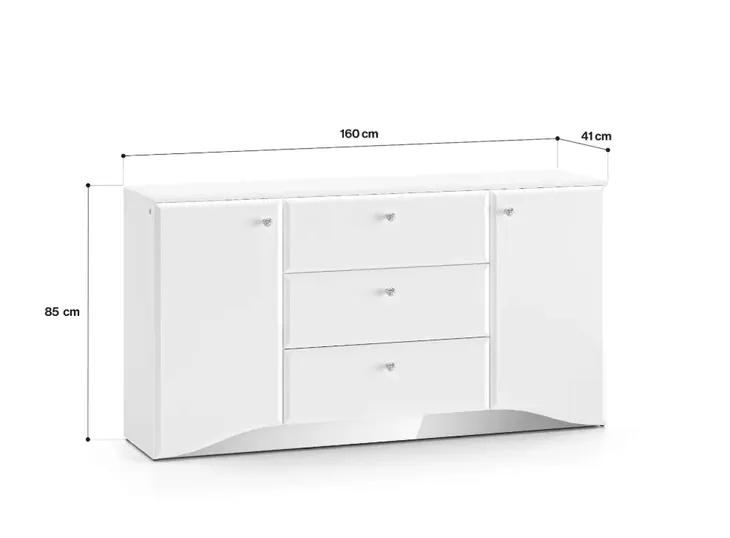 komoda-ml-meble-glamour-160-cm-2-drzwiowa-nowoczesna-biala-do-salonu-material-plyta-laminowana