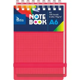 kolonotanik-a6-100k-kratka-okladka-pp-czerwona-70g-kb060-cka6-tetis-tetis