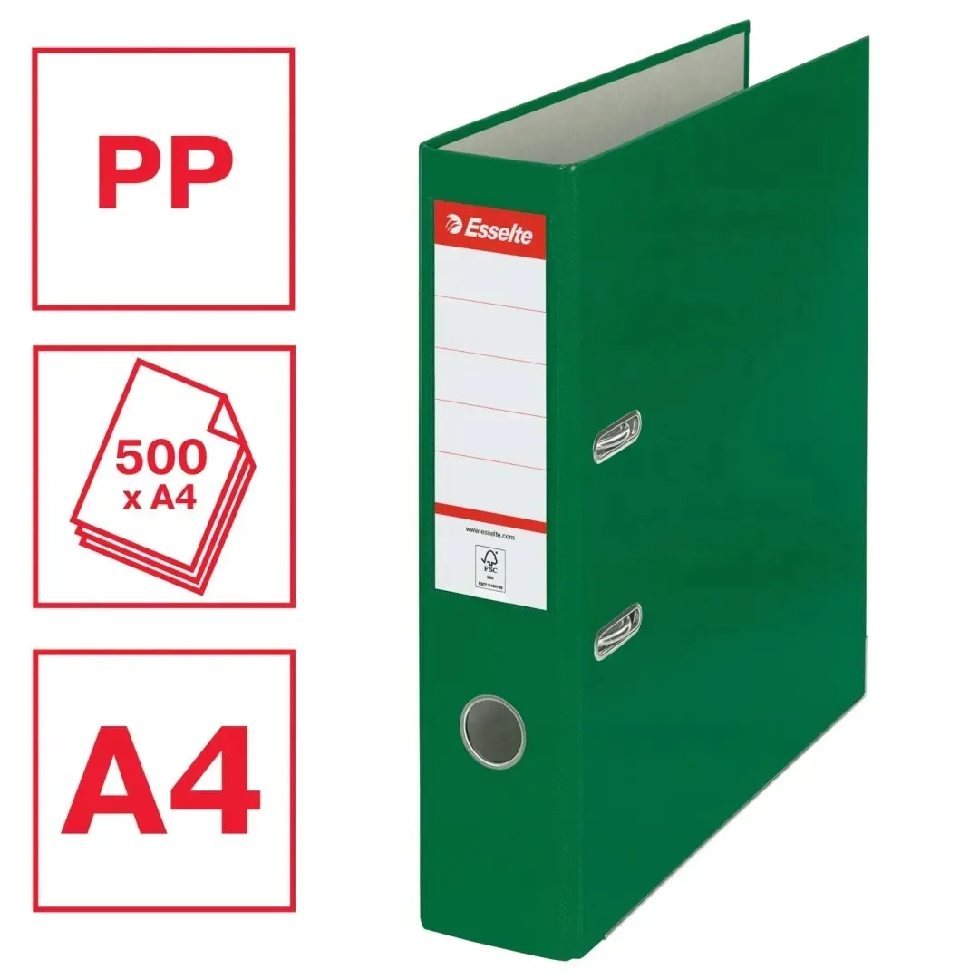 segregator-ekonomiczny-a4-75mm-zielony-11256-esselte-esselte